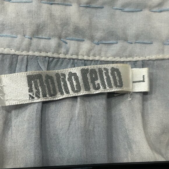 Monoreno Studded Tie-Dye Rayon Ruched Sleeves Studed Tunic Top Size L Bohemian - Picture 5 of 9